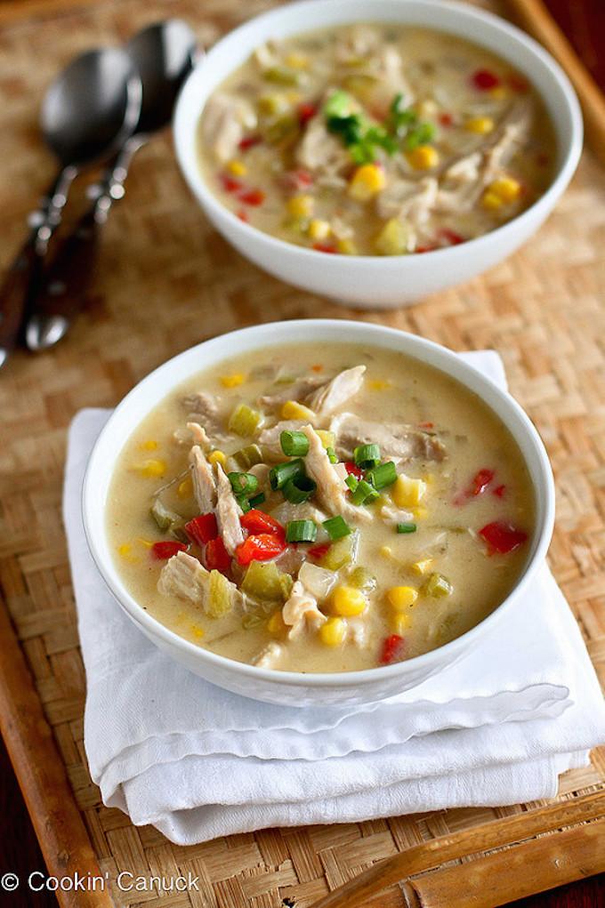 chicken and corn chowder