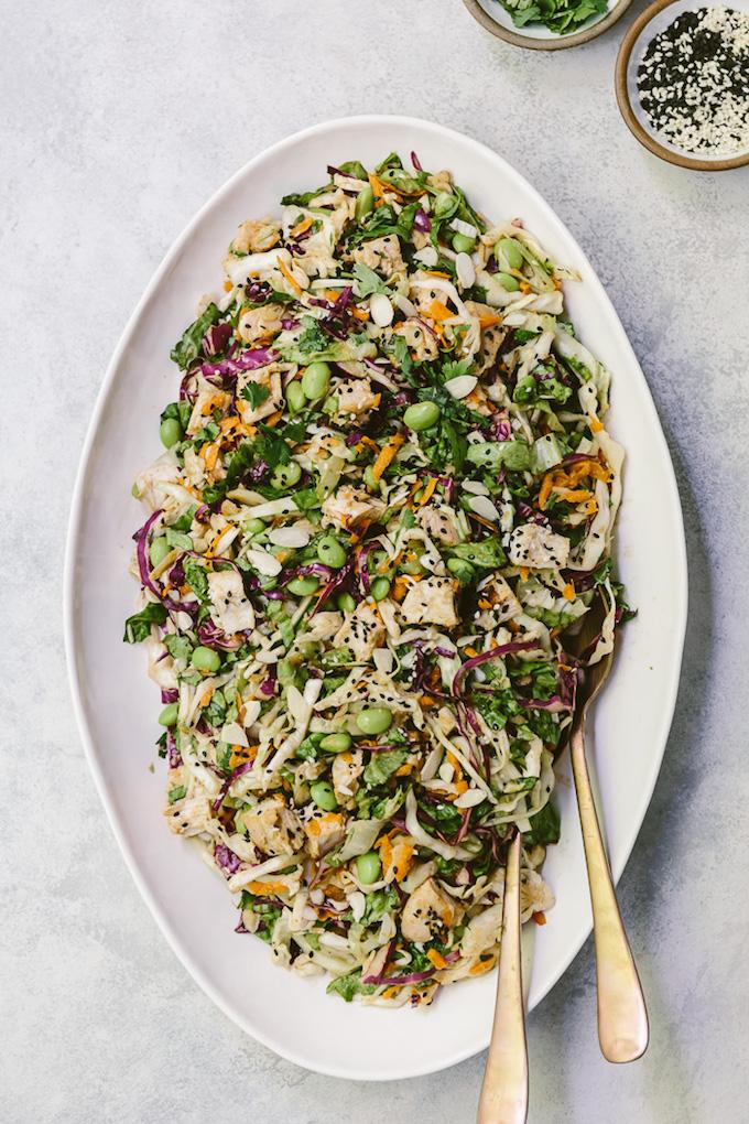 almond sesame asian salad