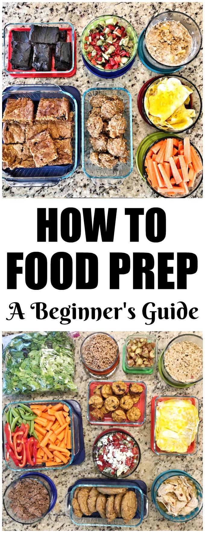 A Beginner's Guide To Food Prep. Follow these 5 simple steps to learn how to food prep. They will help you get organized and prepared so that your time prepping food is more productive and less stressful. Plus a step-by-step example!