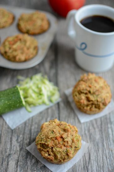Zucchini Carrot Apple Muffins 3