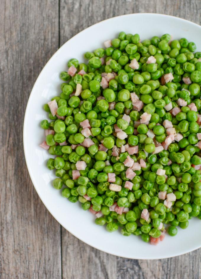 Peas with Pancetta