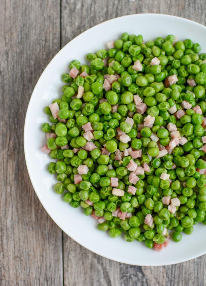 Quick and Easy Vegetable Recipes 10 Peas with Pancetta