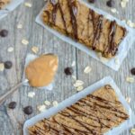 These Peanut Butter Chickpea Bars are perfect for breakfast or an after school snack. They're healthy, kid-friendly and easy to make. Plus they're vegan, gluten-free and dairy-free!