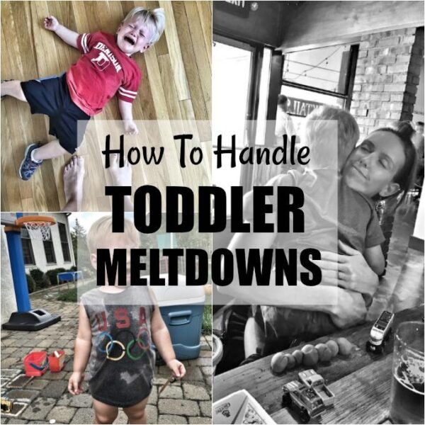 Learn how to handle toddler meltdowns! It's a healthy way for kids to work through their problems and a good approach for parents to take with young kids.