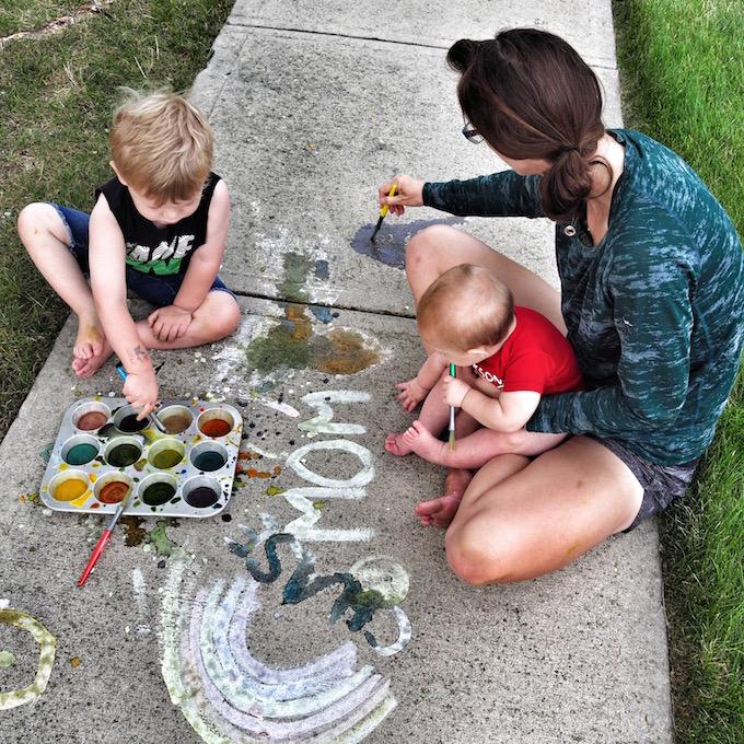 sidewalk chalk paint