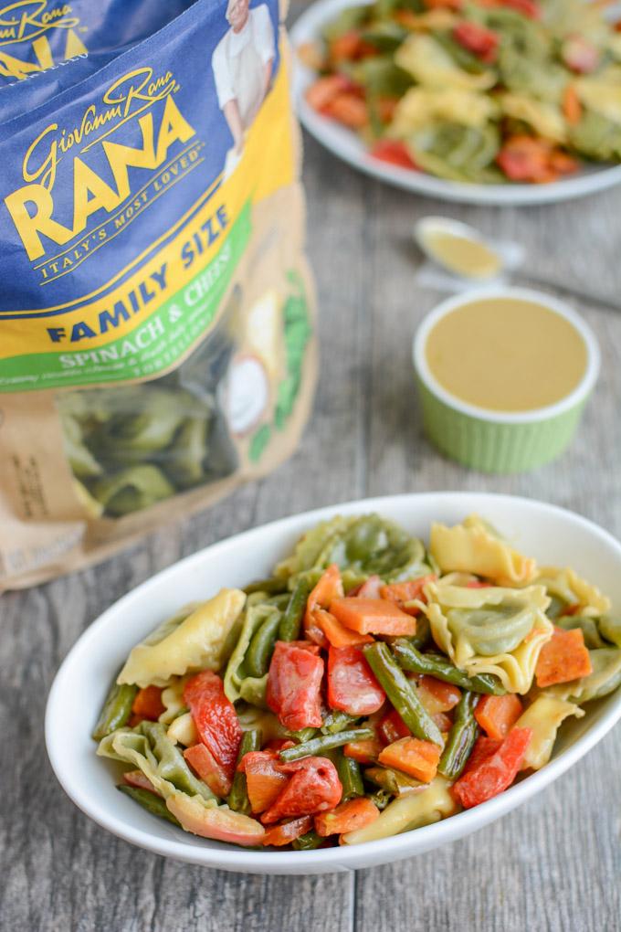 This Roasted Vegetable Pasta Salad with Maple Mustard Dressing is a simple, healthy vegetarian recipe. Serve it as an easy dinner side dish and pack the leftovers for lunch!