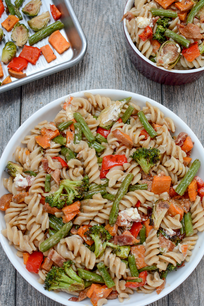 Roasted Vegetable Pasta Salad 32 easy vegetable pasta salad