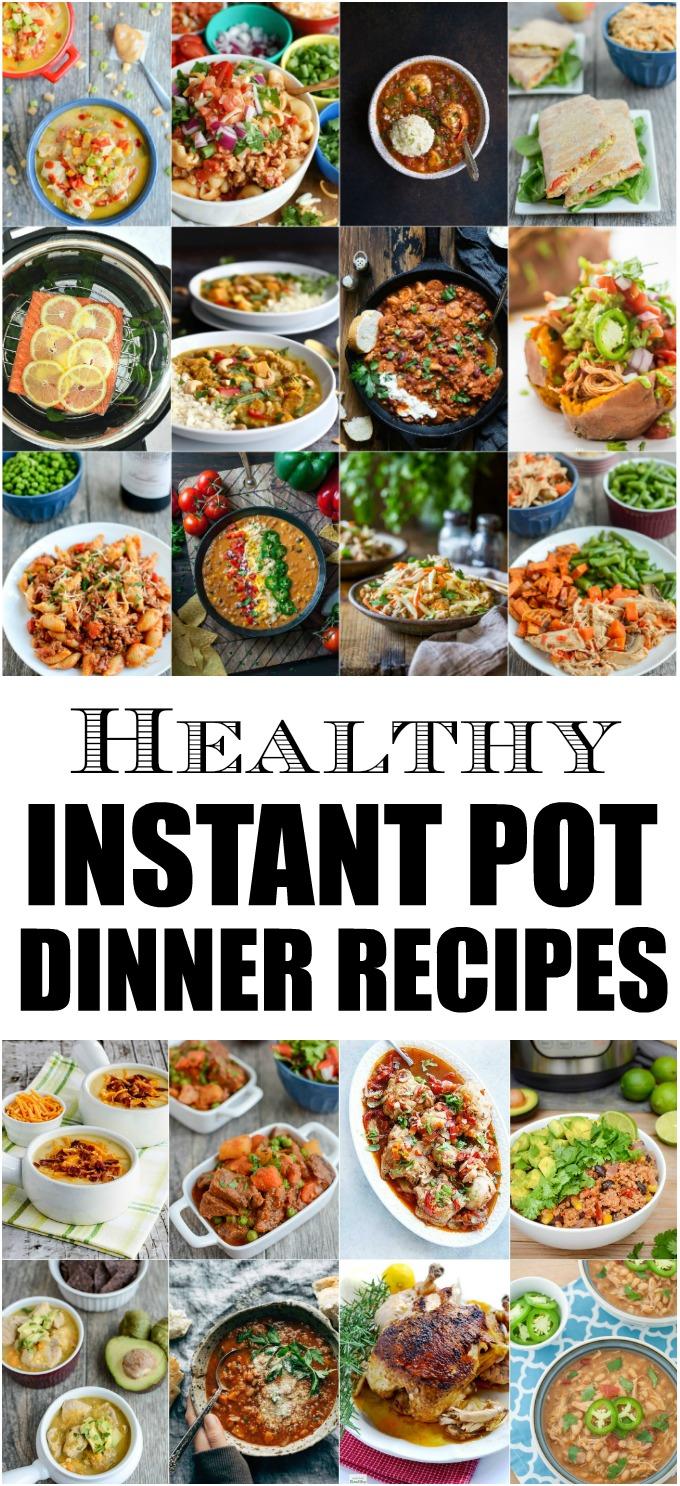 These Healthy Instant Pot Dinner Recipes are perfect for busy weeknights. With a mix of vegetarian and meat options, there's a pressure cooker recipe for everyone!