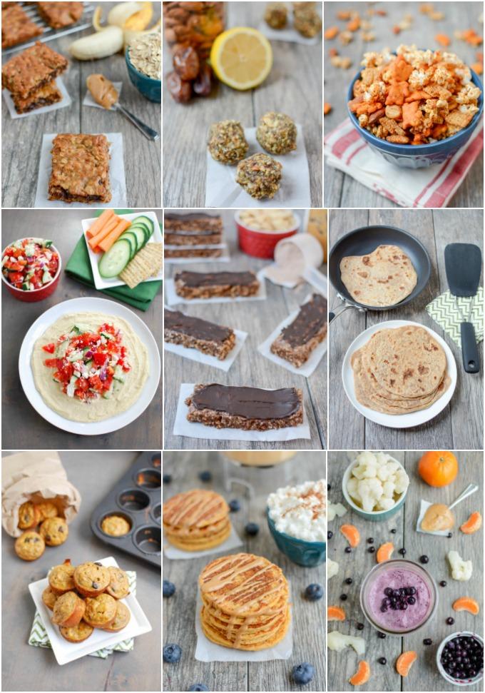 quick and healthy snack recipes