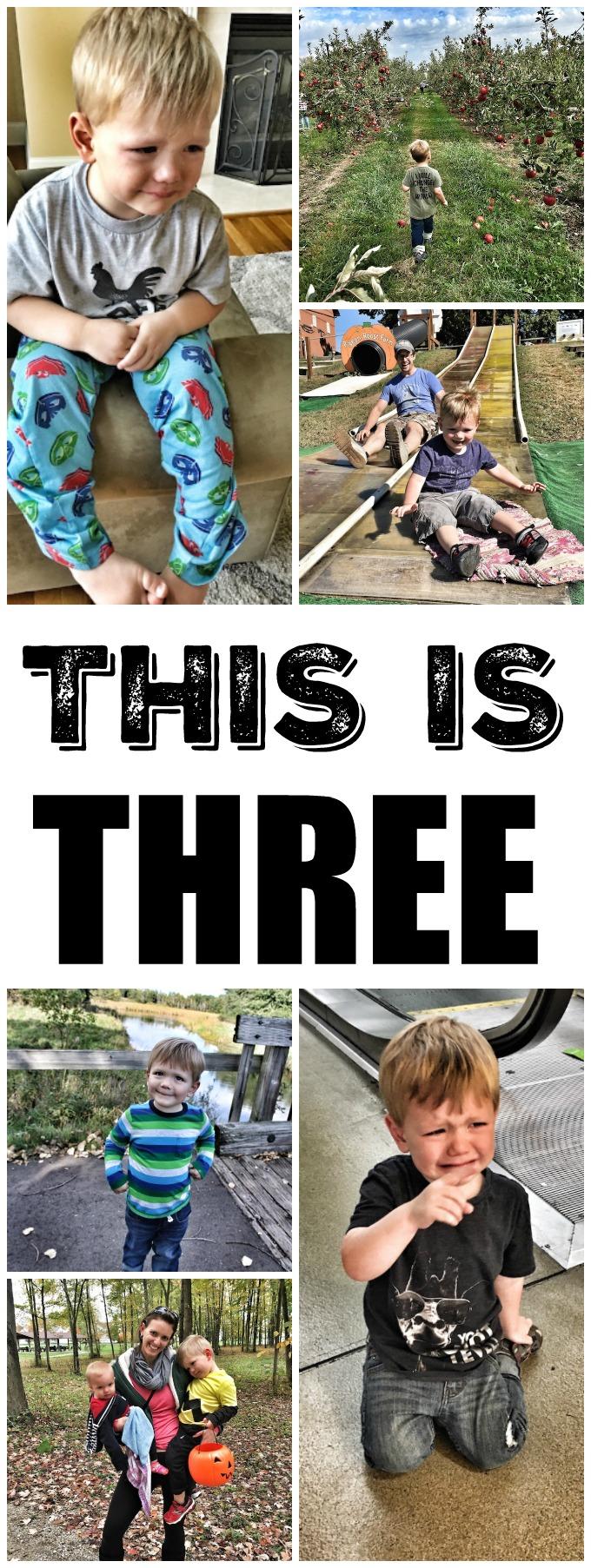 This is three. Three is hard, frustrating and amazing all rolled into one.
