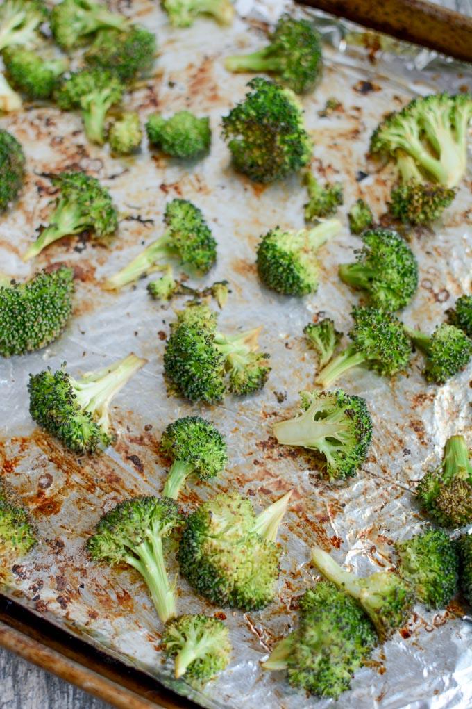 Perfectly roasted broccoli with lemon