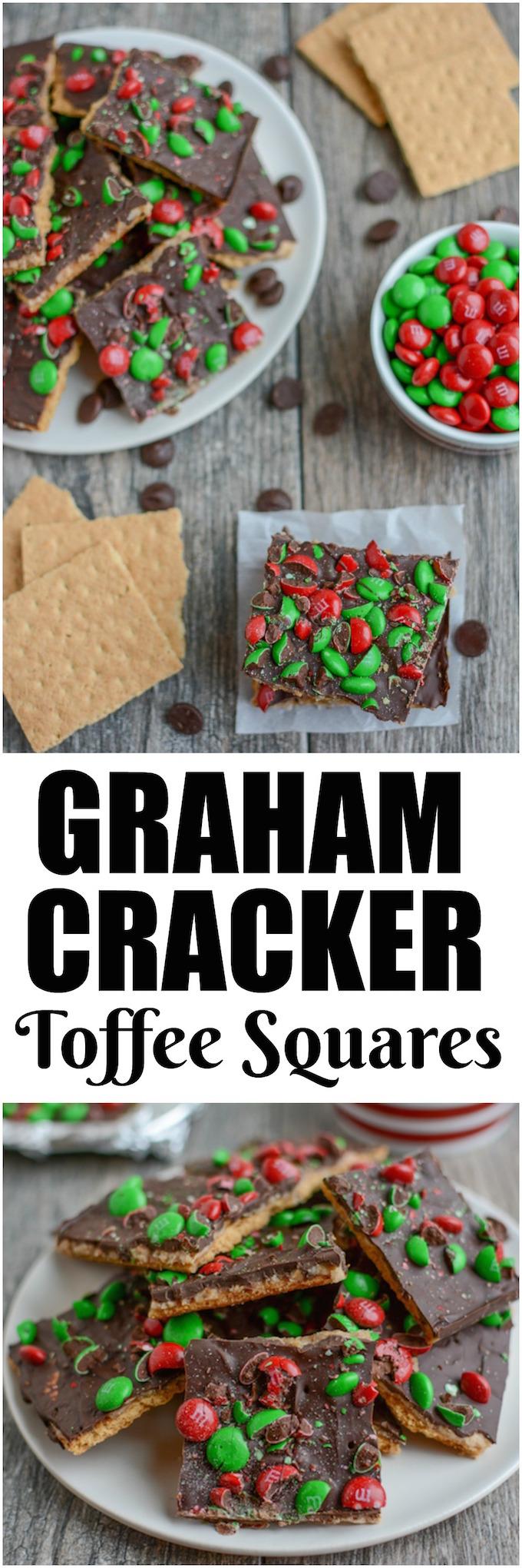 Graham Cracker Toffee Bars 8 This Graham Cracker Toffee Bars recipe is a Christmas cookie tray staple! Everyone will love this classic dessert and it's the perfect quick, easy holiday treat!