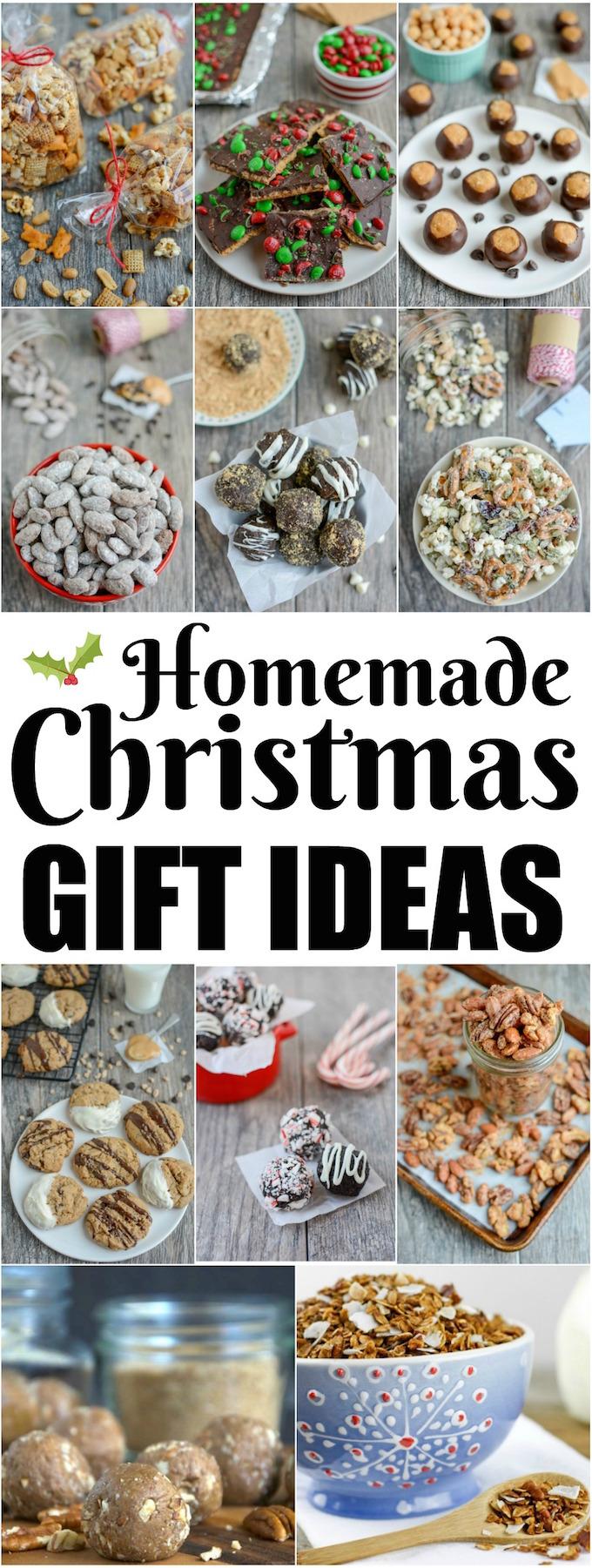 These Homemade Edible Christmas Gift Ideas are simple and delicious. Great for friends, coworkers, teachers and more this holiday season!
