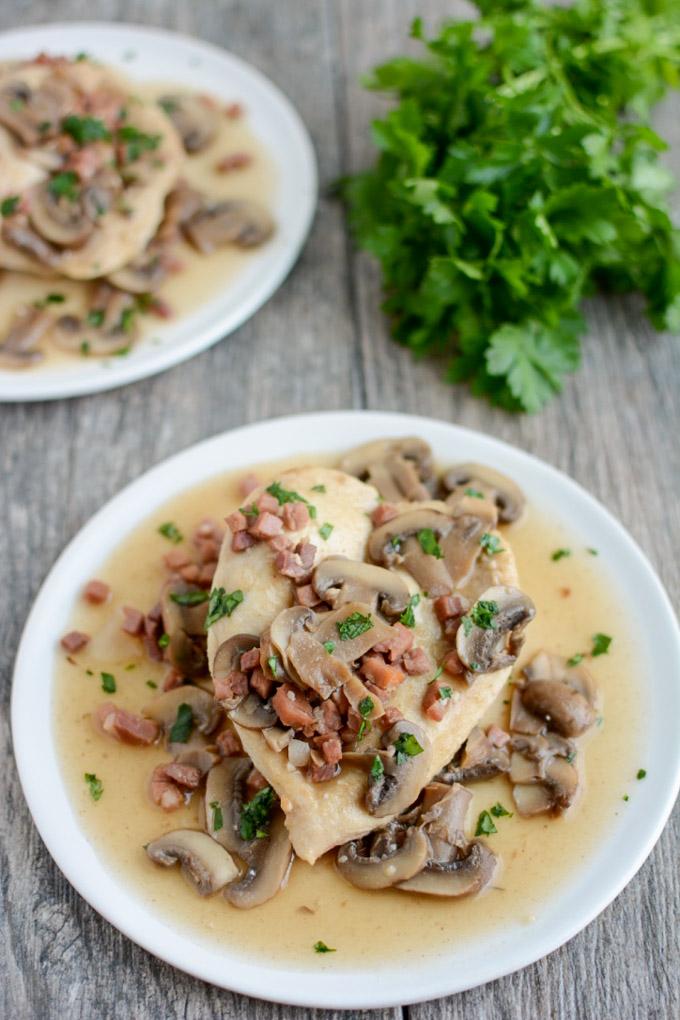 This Instant Pot Chicken Marsala is perfect for a busy weeknight dinner or a fancy date night in. It's easy to make, full of flavor and using the pressure cooker makes it even less work than the already simple stovetop version.