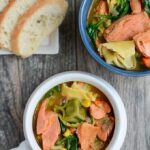 Instant Pot Salmon Tortellini Soup 2