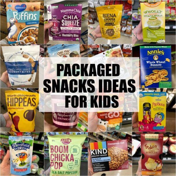 This list of healthy packaged snacks for kids (and adults too!) is meant to provide inspiration for busy parents who are looking for some new ideas. Homemade snacks are great but there are also some good store-bought snacks available!