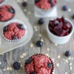 Blueberry Beet Muffins