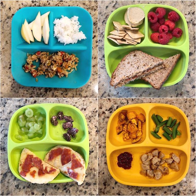 Easy and nutritious toddler lunch — these are some of my toddler's