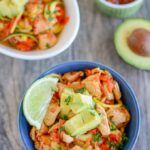Mexican Chicken and Veggie Noodle Bowls