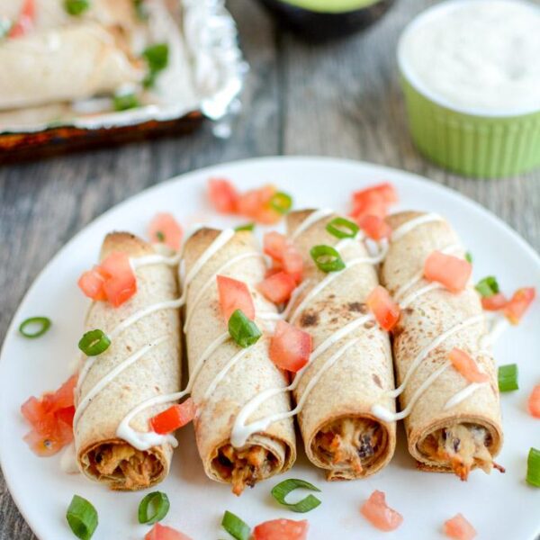 Baked Ranch Chicken Taquitos