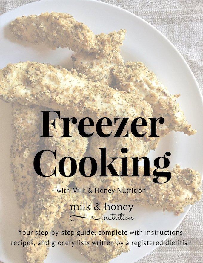 Freezer Cooking with Milk and Honey Nutrition