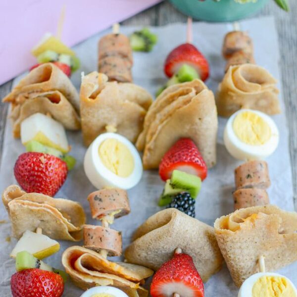 Sweet and Savory Crepe Kabobs