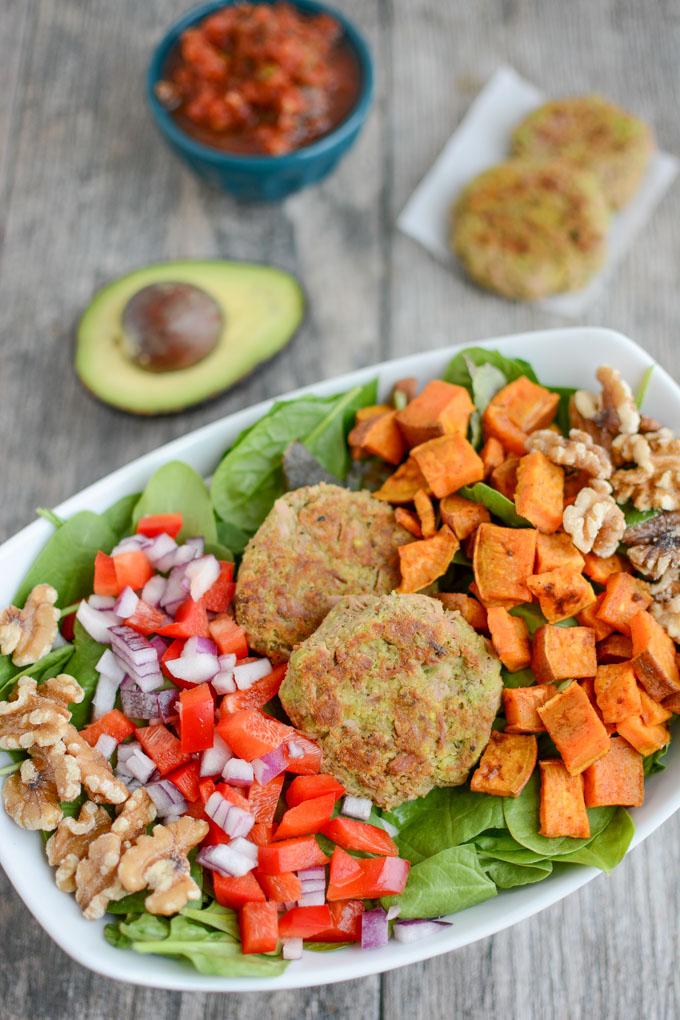 Tuna Cake Salad