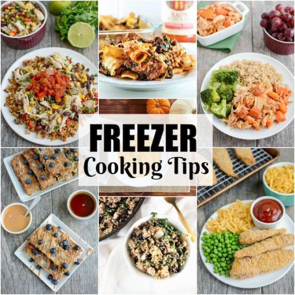 Freezer Cooking Tips to make healthy meals easier and less stressful.