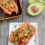 BBQ Pulled Pork Stuffed Sweet Potatoes 6