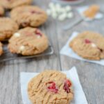 Peanut Butter Cookies with Fresh Cranberries 4