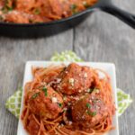 Skillet Spaghetti and Meatballs 5