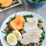 Spinach Bacon Salad with Chicken 1