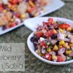 wild blueberry corn salsa