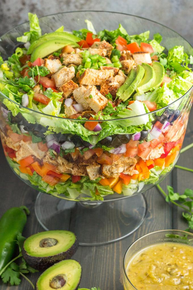 Layered Cold Taco Salad