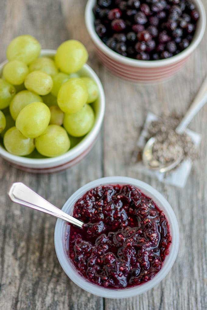 Fruit Chia Slush - use your favorite fruits for a kid-friendly lunch box treat