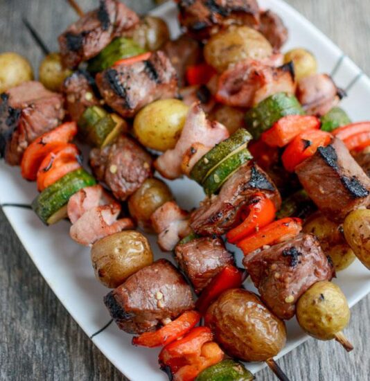 Grilled Steak and Potato Kabobs