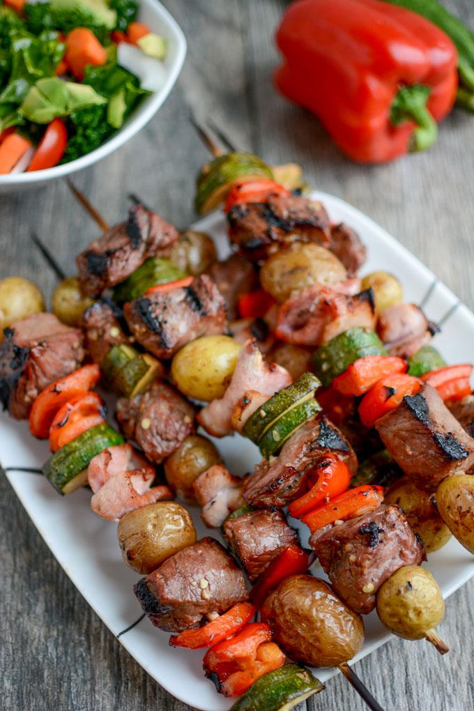 Grilled Steak and Potato Kabobs