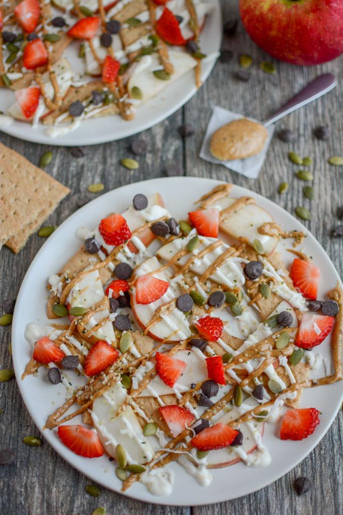 Apple Graham Snack Nachos