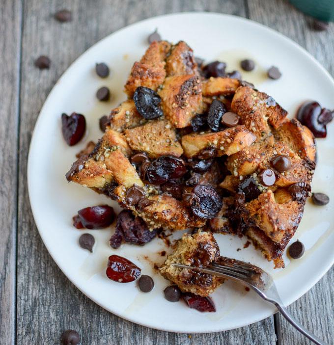 Cherry Gingerbread French Toast Bake 2 copy