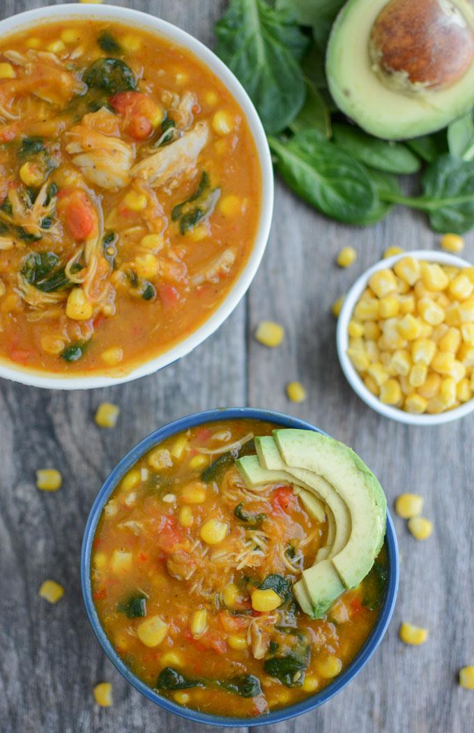Instant Pot Chicken and Sweet Potato Soup