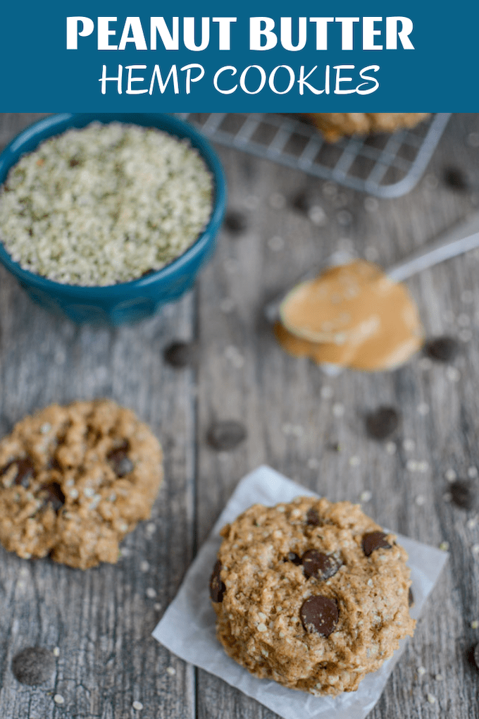 These Peanut Butter Hemp Seed Cookies are made with just six ingredients and make a perfect protein-packed snack or dessert. Plus they're kid-friendly!