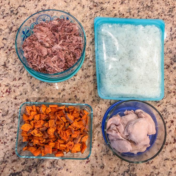 food prep for easy pulled pork or chicken recipes