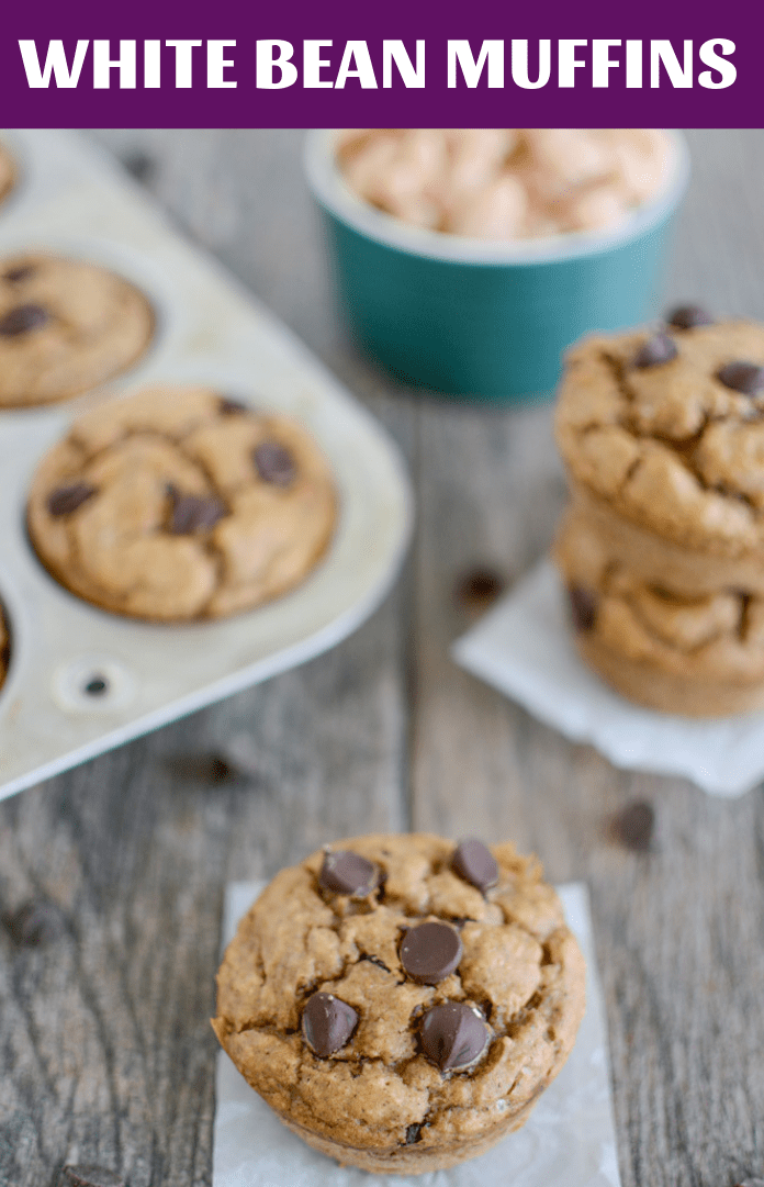 White Bean Muffins (or Bars!) 8 These White Bean Muffins (or bars!) pack an entire can of great northern beans into a dozen muffins. They're full of protein and fiber and perfect for breakfast or snack time!