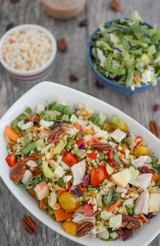 Crunchy Kale Salad with couscous