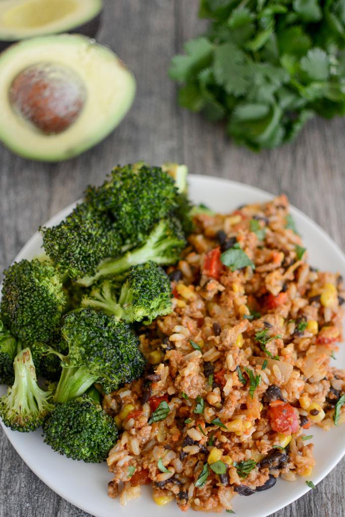 Ground Turkey Enchilada Skillet