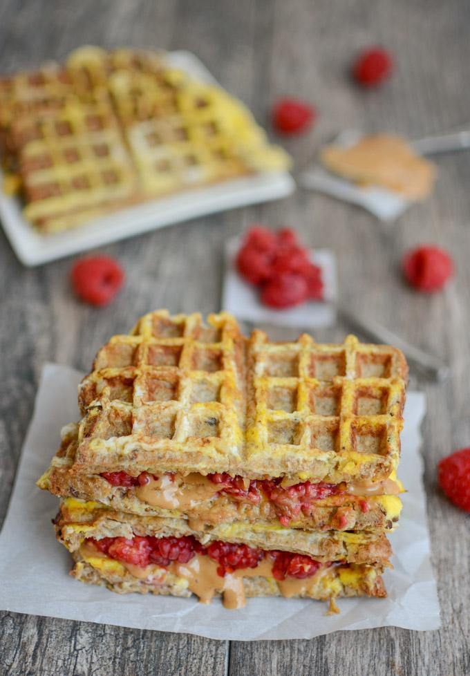 waffle french toast pb&j