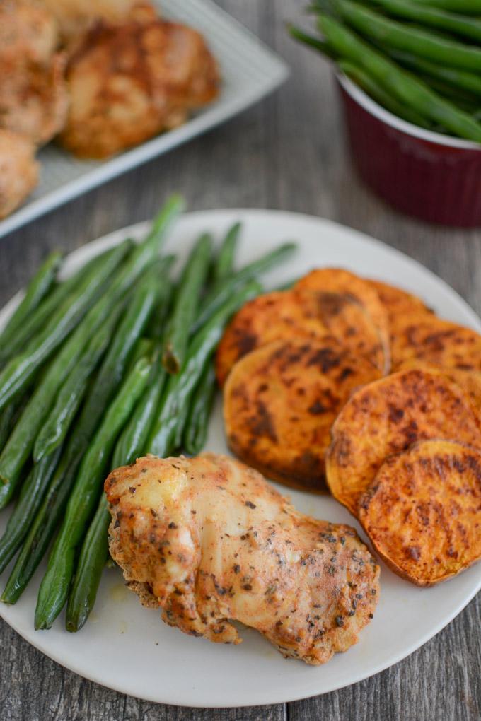 yogurt marinated chicken thighs with roasted vegetables

Greek Yogurt Chicken Marinade