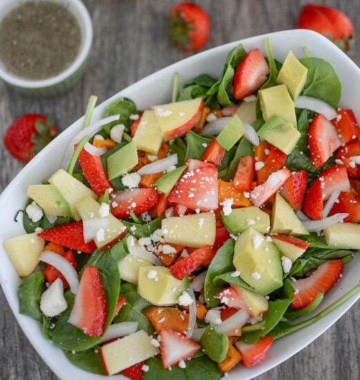 Loaded Strawberry Spinach Salad 1 copy