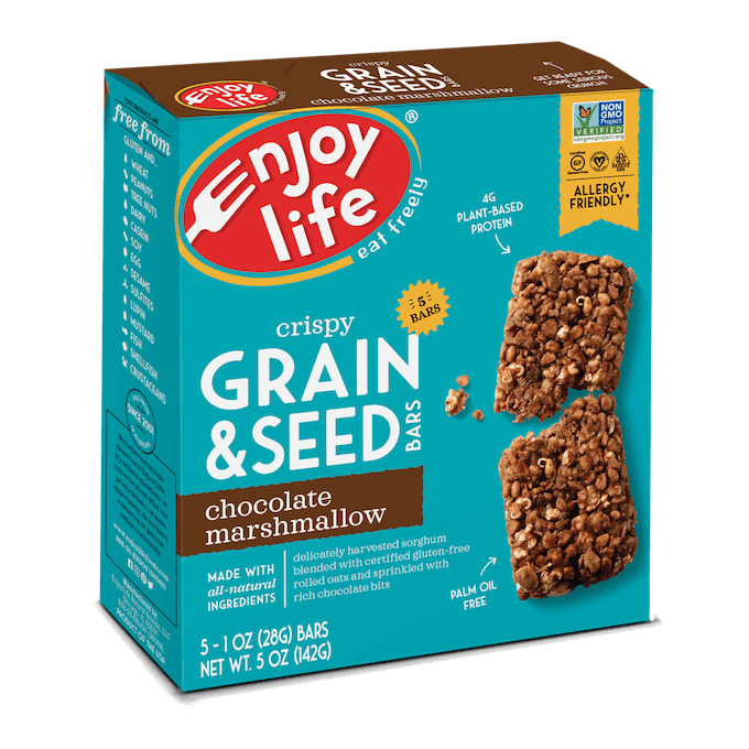 Peanut-Free & Tree Nut-Free Packaged Snacks 4 enjoy life grain and seed bars