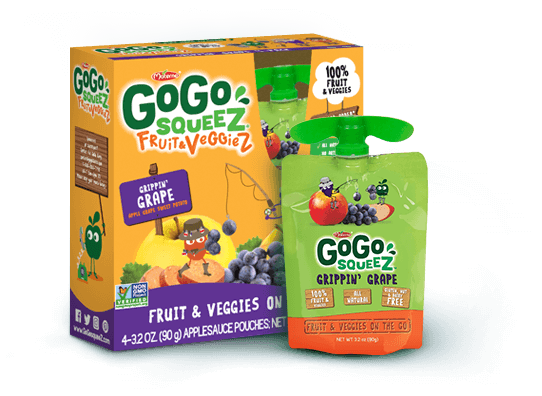 gogosqueez fruit and veggie